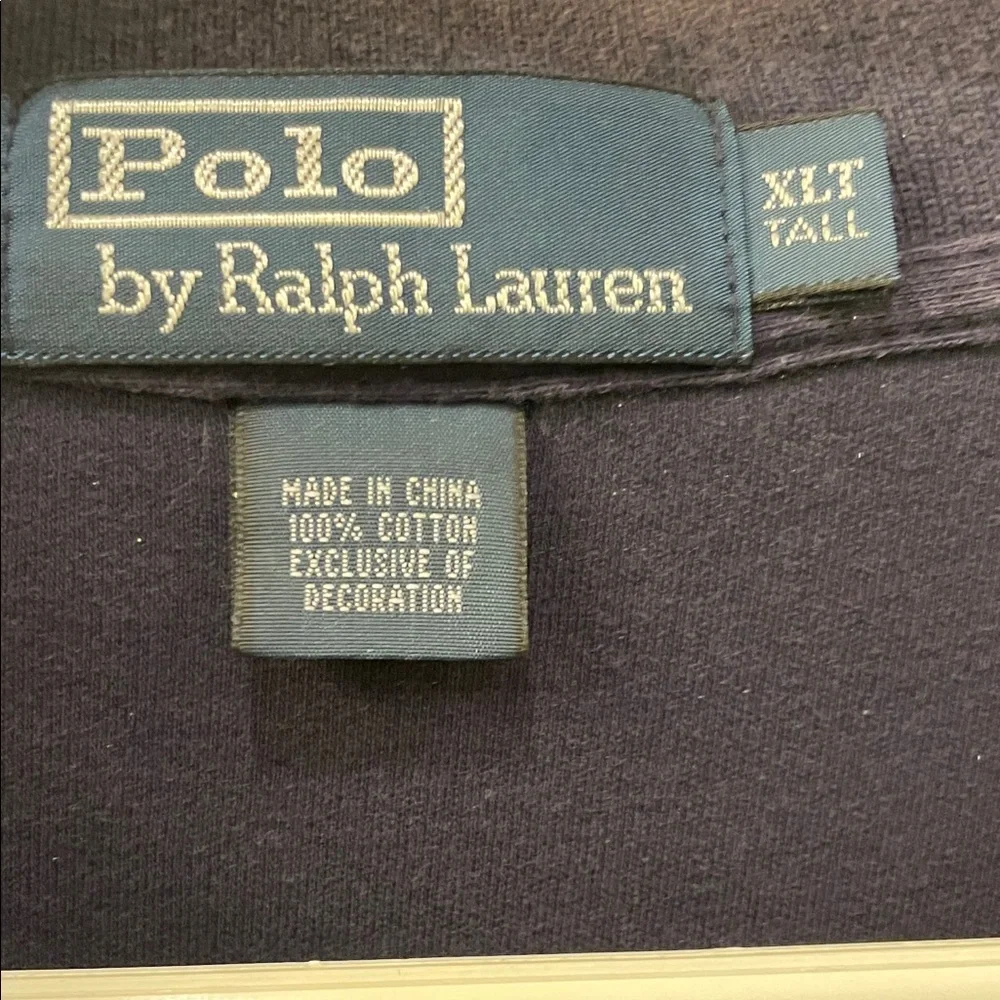 Polo by Ralph Lauren Men's Navy Polo Shirt - Picture 3 of 4